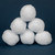 Set of 6 Plush Faux Christmas Snow Balls
