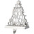"It's Beginning to Look a Lot Like Christmas" Metal Tree Stocking Holder - 6.5"