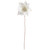 Beaded Feather Poinsettia Artificial Christmas Pick - 13.75" - White