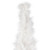 Layered Wispy Feather Cone Tree Christmas Decoration - 16" - Winter White