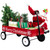 Lighted and Musical Santa Claus Merry Christmas Wagon Decoration - 20"