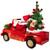 Animated and Musical Santa Driving Vintage Truck Christmas Decoration - 36.5"
